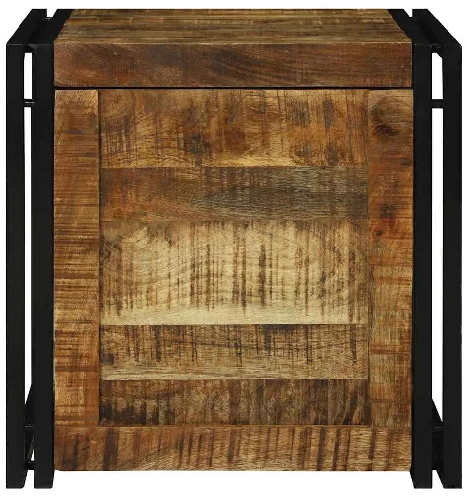 Caixa de Armazenamento 50 x 50 x 50 cm - Madeira de Mangueira Sólida