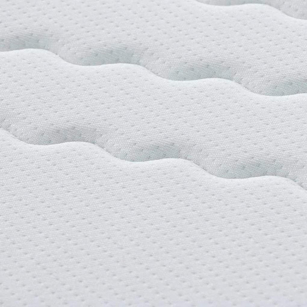 Colchões 2 pcs Branco, Cinza 80 x 200 cm Tecido Tricotado