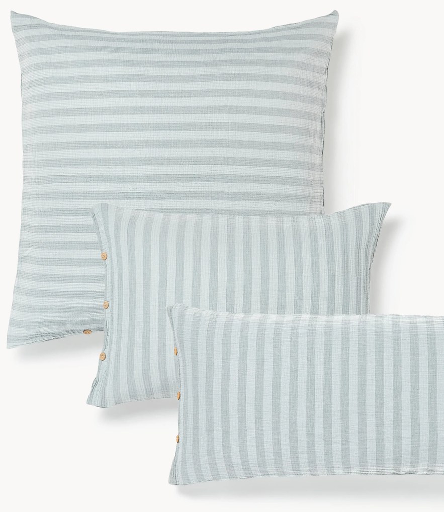 Fronha de almofada em musselina Saige