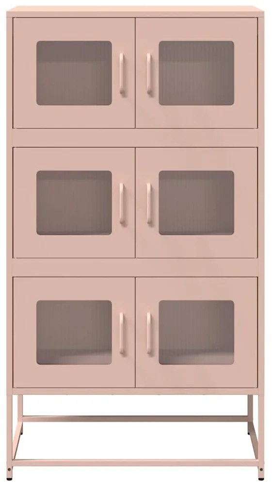 Móvel alto 68x39x123 cm aço rosa