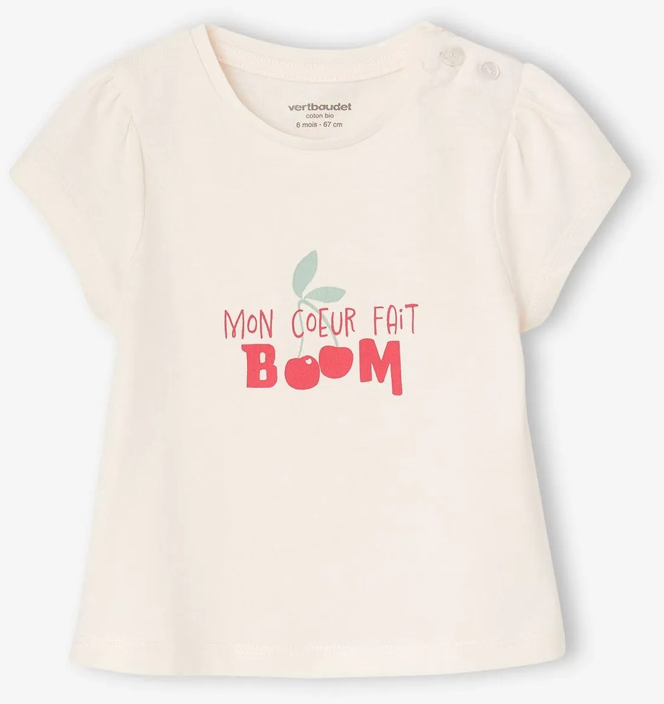 Lote de 3 camisolas Basics de mangas compridas para menina cru