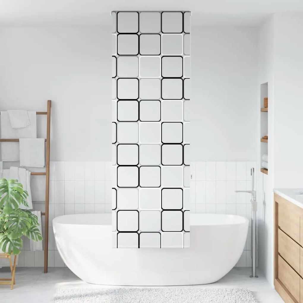vidaXL Rolo de Duche Estores 80x240 cm Largura Tecido 76 cm