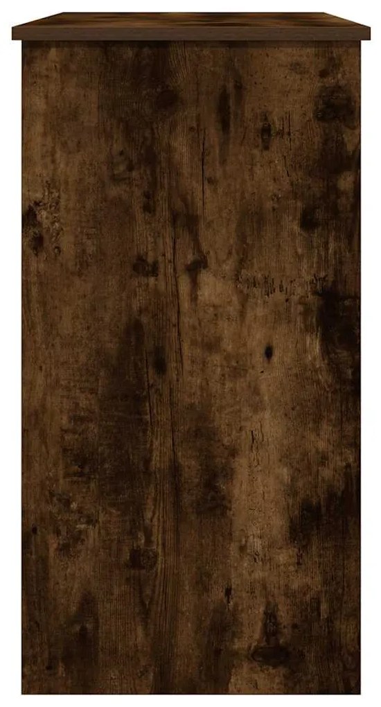Secretária 80x40x75 cm derivados de madeira cor carvalho fumado