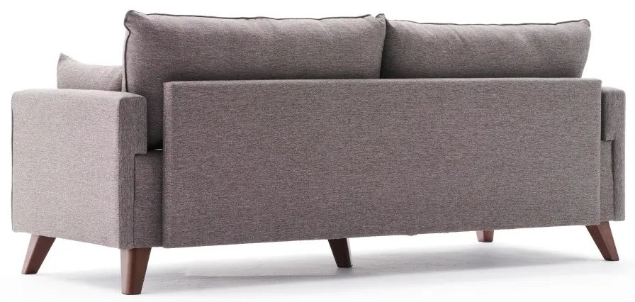 Sofá de 3 Lugares Bella – Castanho – 208 cm