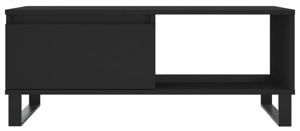 Mesa de centro 90x50x36,5 cm derivados de madeira preto