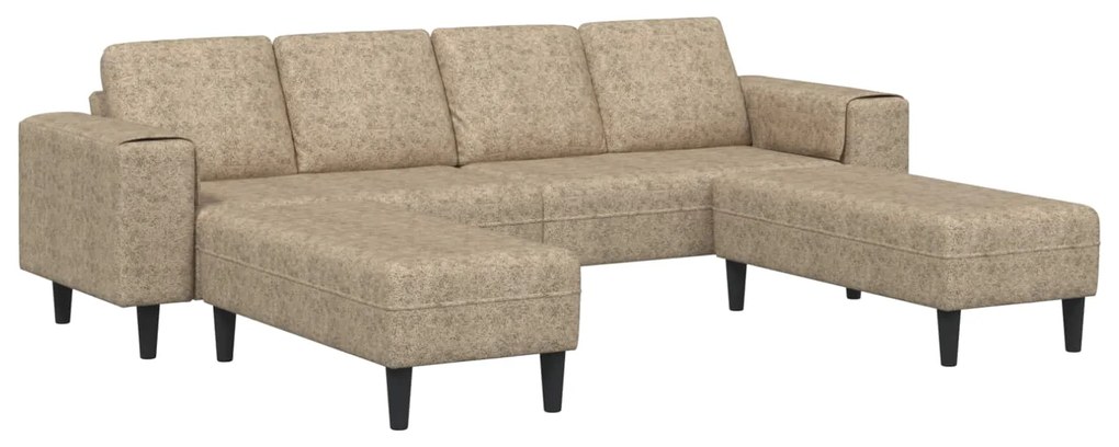 vidaXL Sofá de Sala de Estar 3 pcs Cinzento-claro