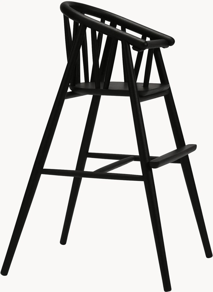 Cadeira alta para crianças em madeira de carvalho artesanal Saga