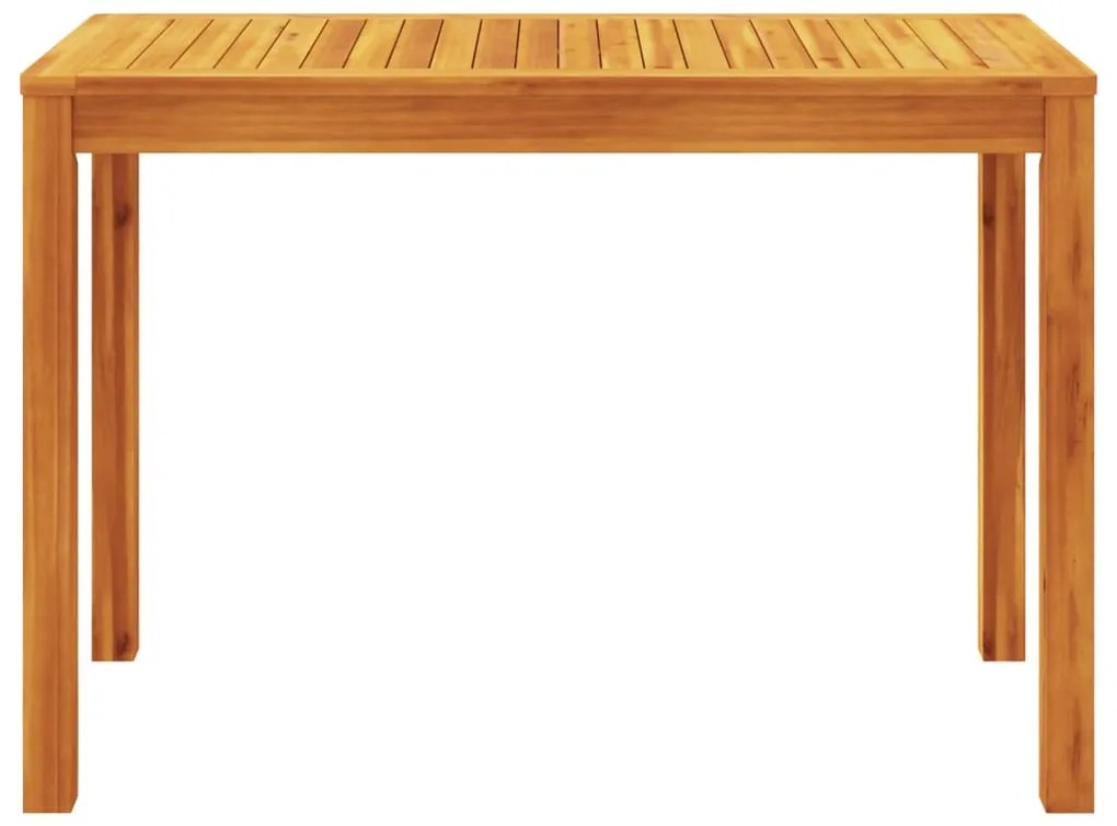 3 pcs conjunto de jantar para jardim madeira de acácia maciça
