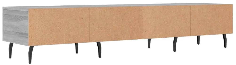 Móvel de TV 150x36x30 cm derivados de madeira cinzento sonoma