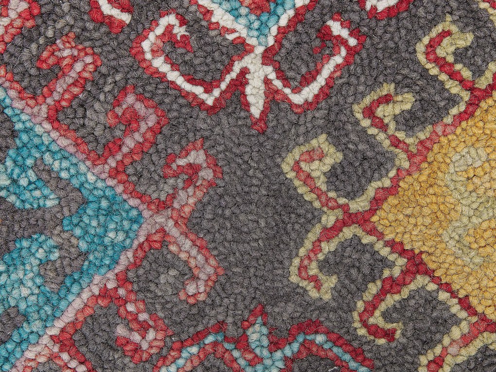 Tapete de lã multicolor 80 x 150 cm FINIKE Beliani