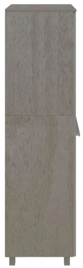 Roupeiro HAMAR 89x50x180 cm pinho maciço cinza-claro