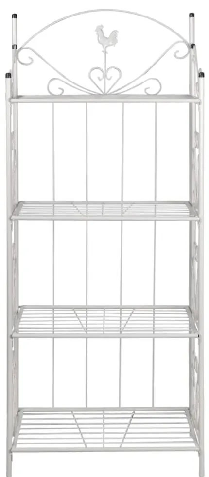 Suporte quadrado para planta / Branco