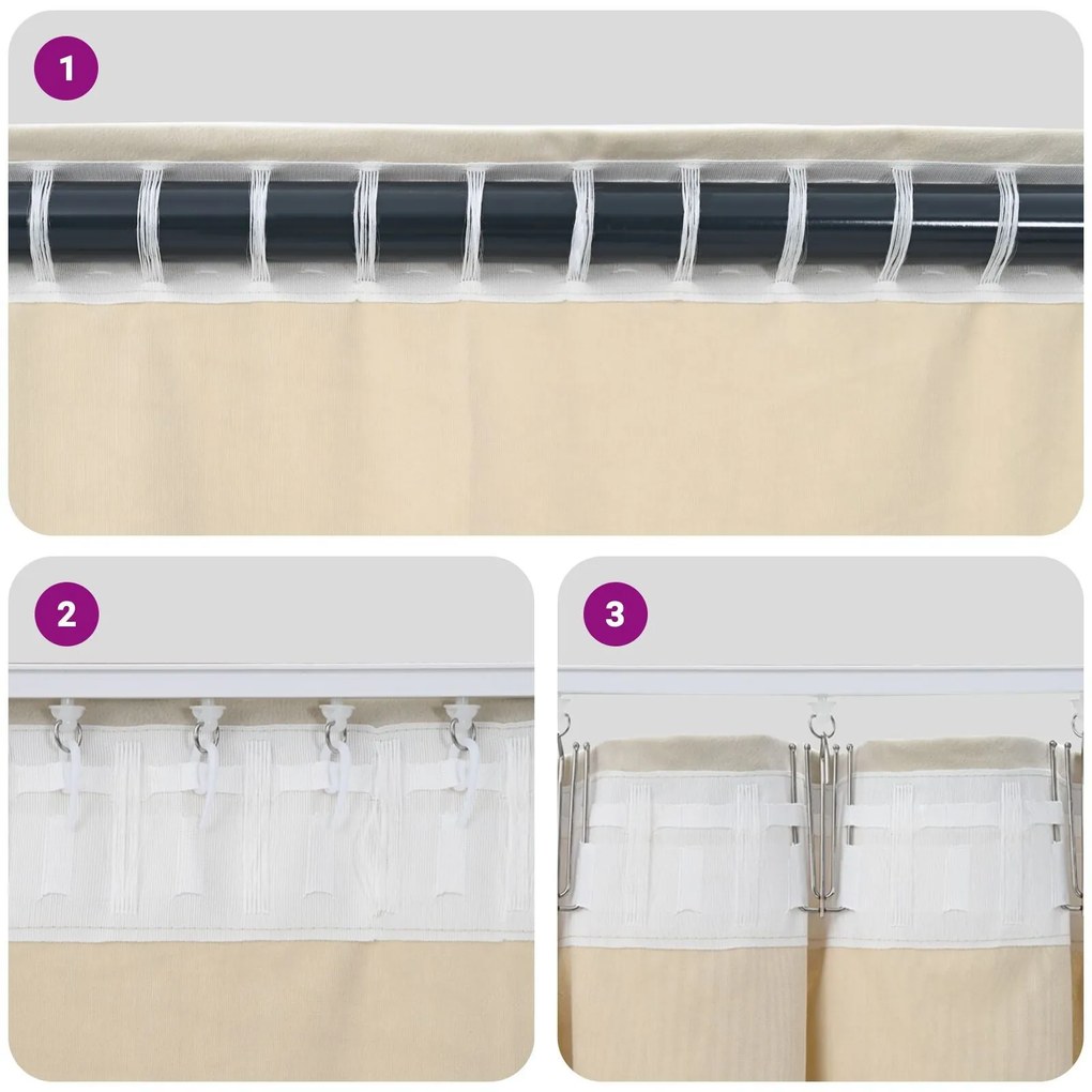 Cortinas Blackout vidaXL com fita superior 2 pcs Bordô Veludo
