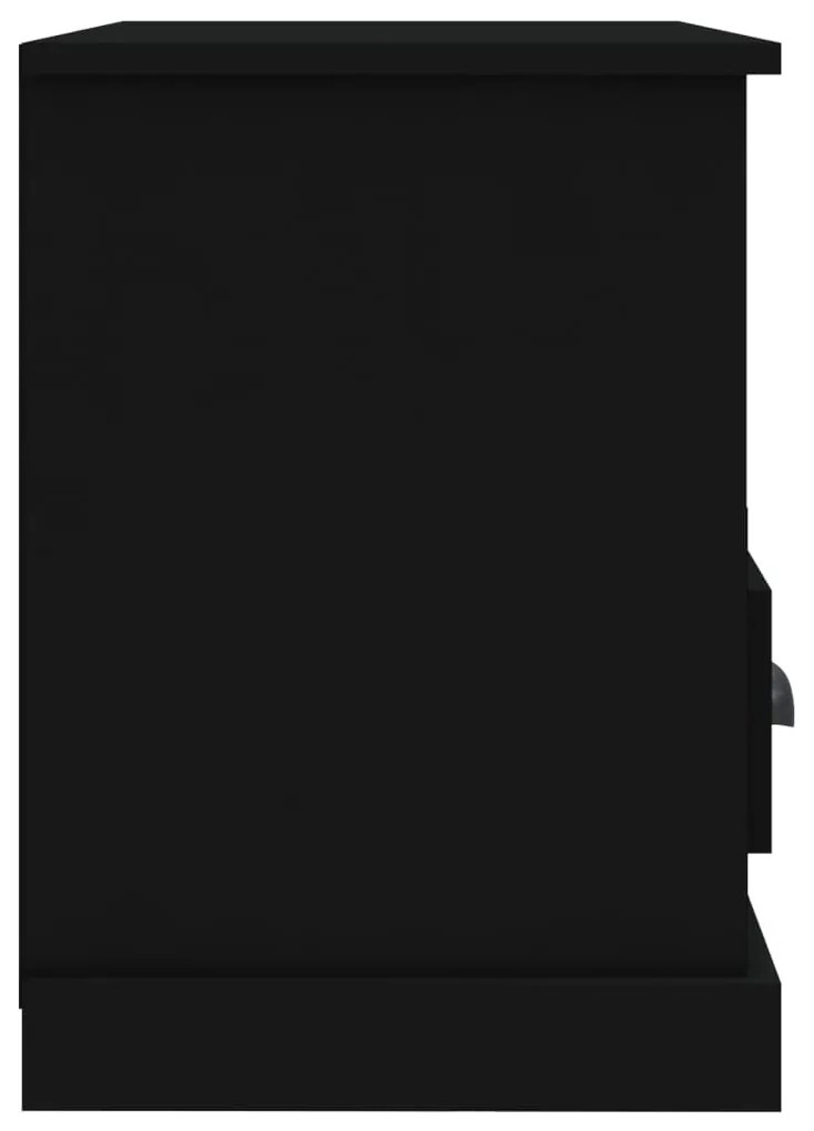 Móvel p/ TV 80x35x50 cm derivados de madeira preto