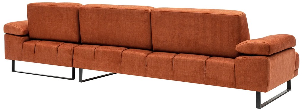 Sofá de Canto Mustang – Laranja – 274 x 174 cm