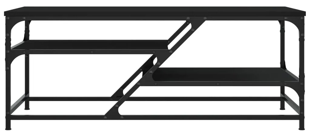 Mesa de centro 100x49x40 cm derivados de madeira preto