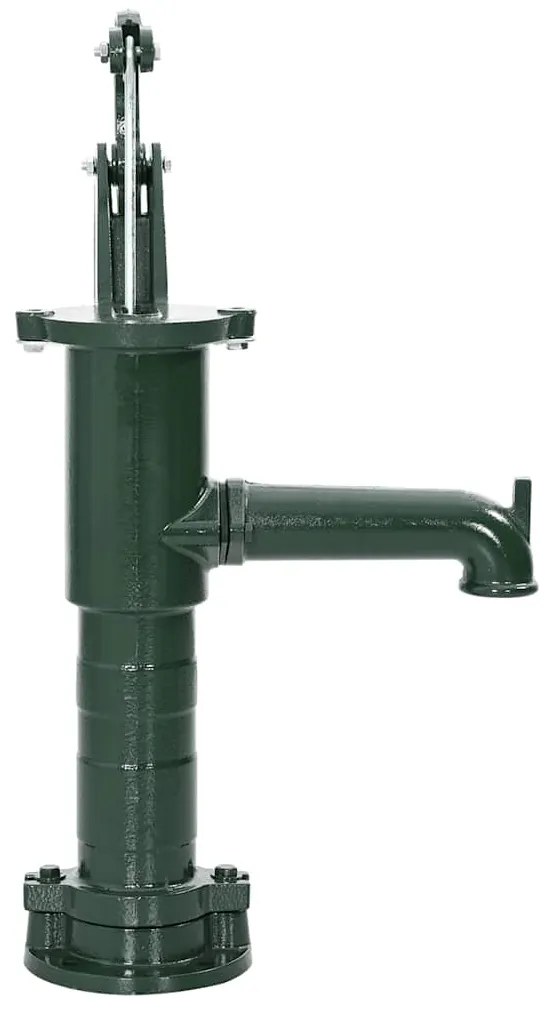 Bomba de água manual para jardim em ferro fundido