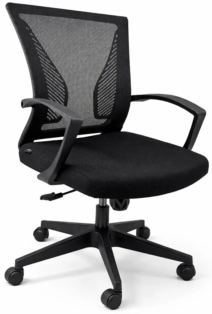 Cadeira Operativa Prestige Preta Ergonómica com Rede Respirável