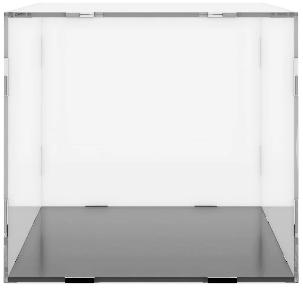 Caixa de exposição 24x12x11 cm acrílico transparente