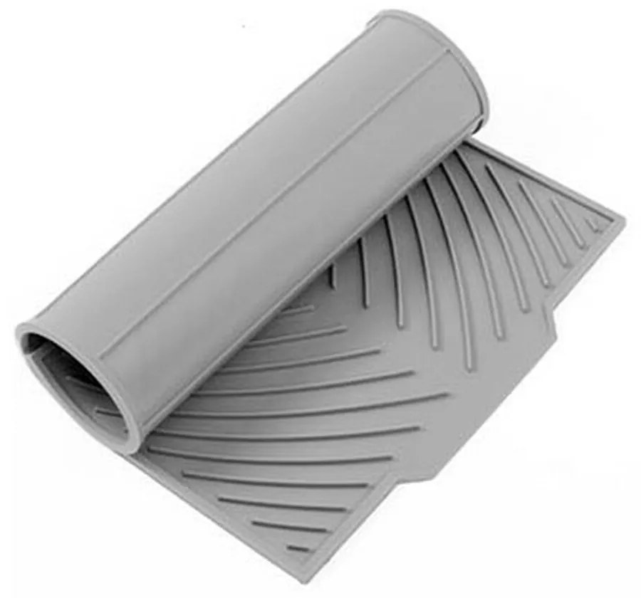 Escorredor de Silicone Quttin Cinzento 37 x 24,5 cm