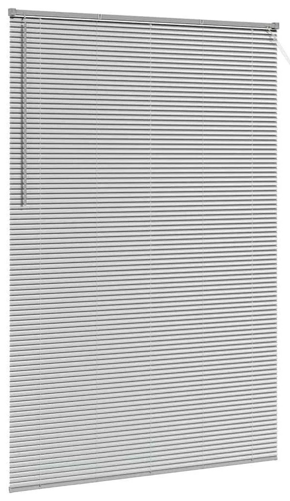 Persiana de Janela com cortinas Outros Manual Prata 150 x 220 cm Alumí