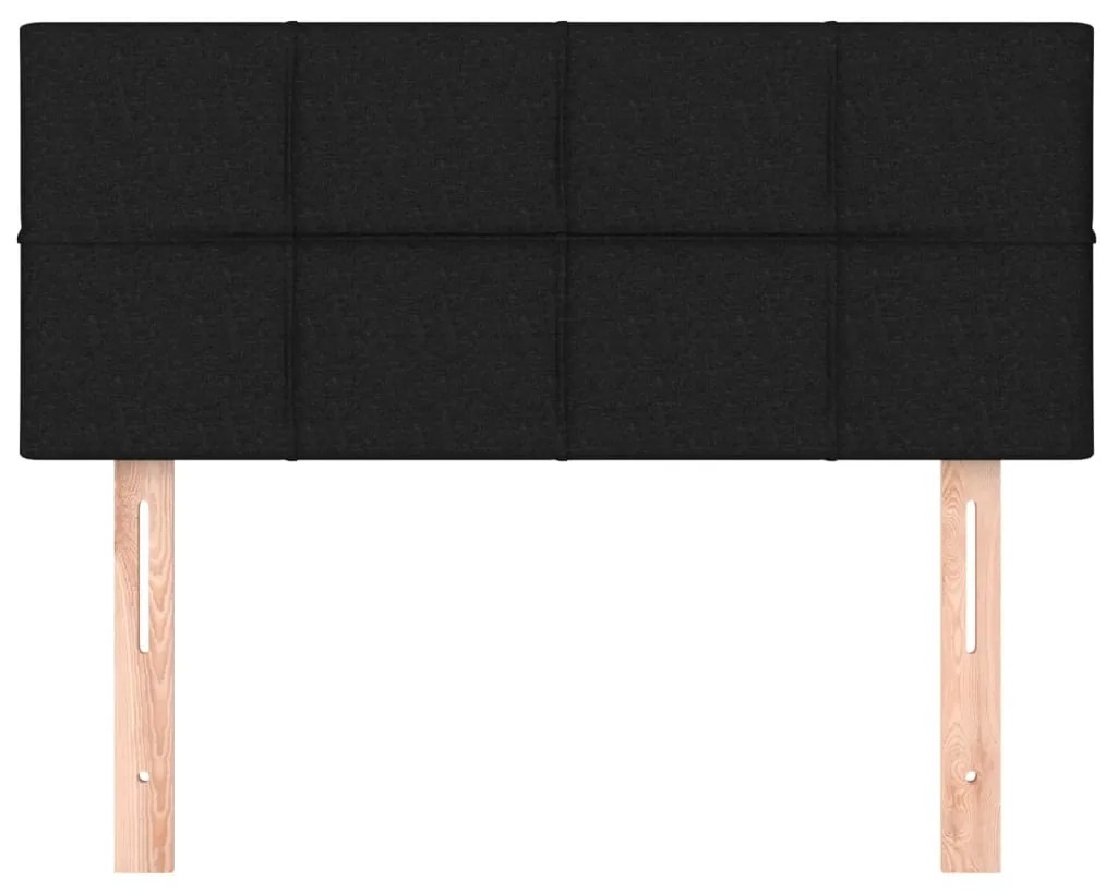 Cabeceira de cama tecido 100x5x78/88 cm preto