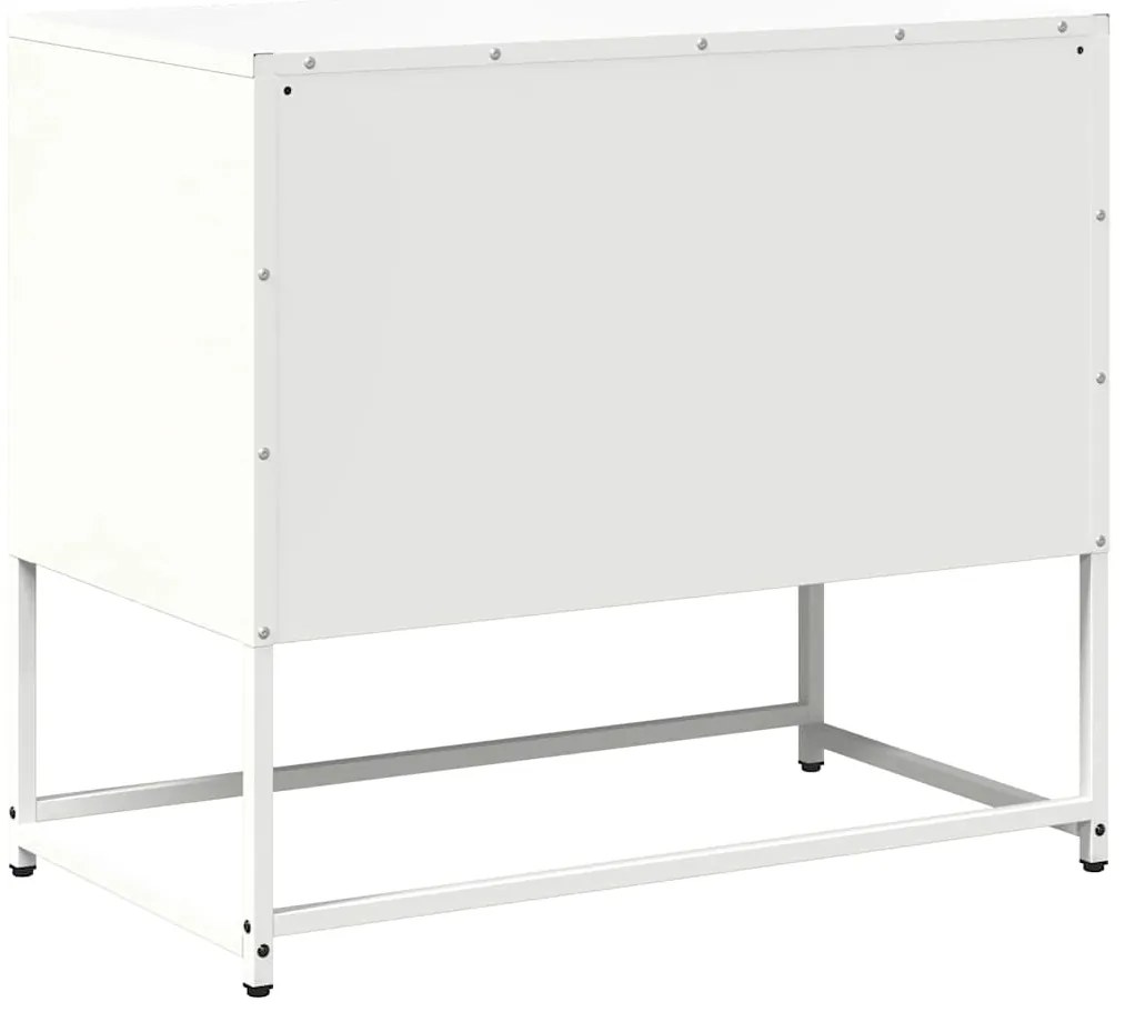 Móvel de TV 68x39x60,5 cm aço branco