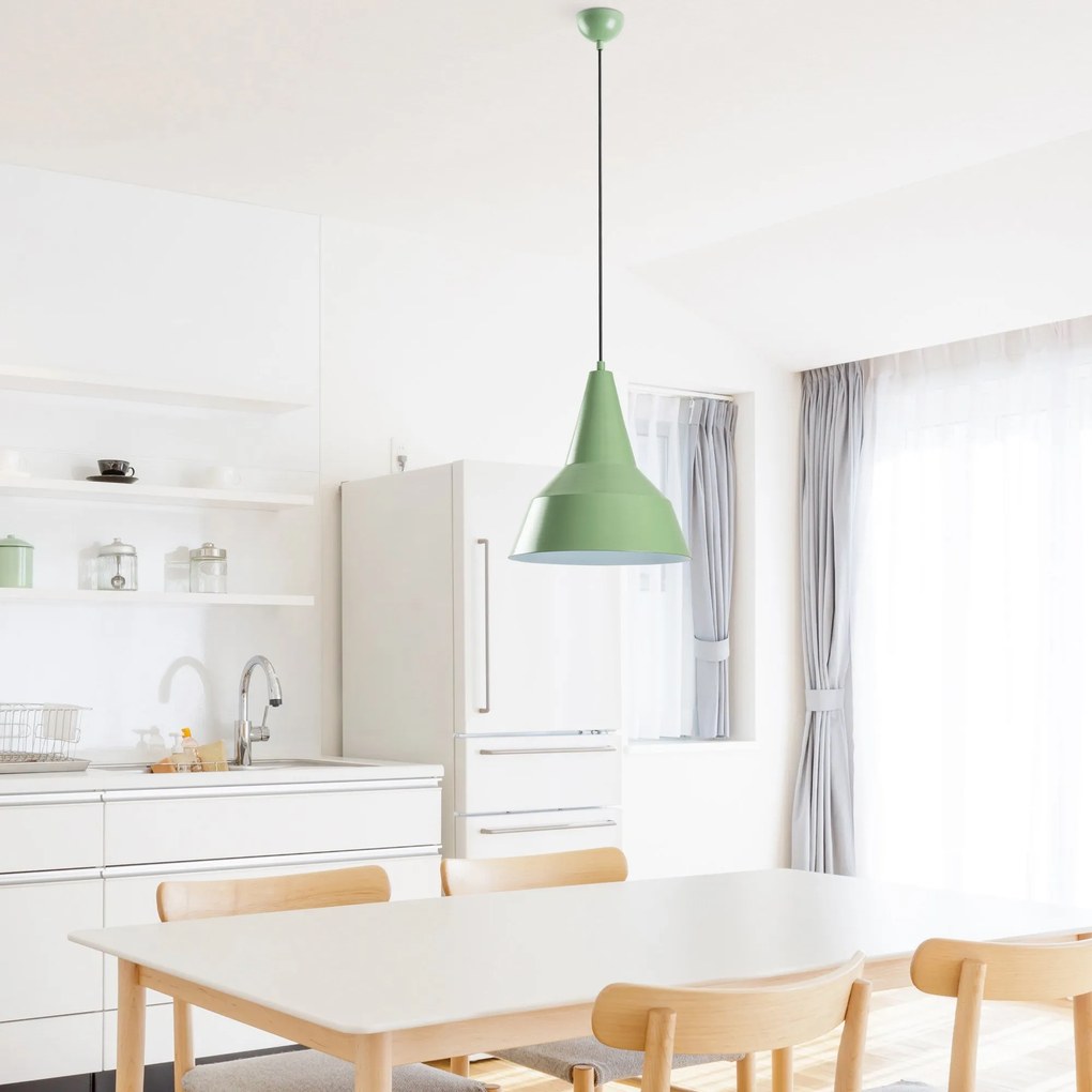 Candeeiro Suspenso Saglam – Mint – Ø30 h:35 cm