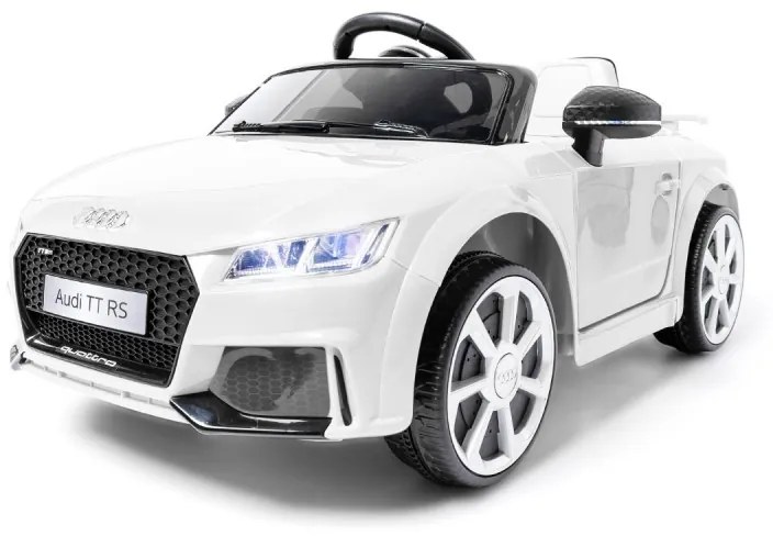 AUDI TT RS BATERIA CARRO ELÉTRICO INFANTIL 12V BRANCO