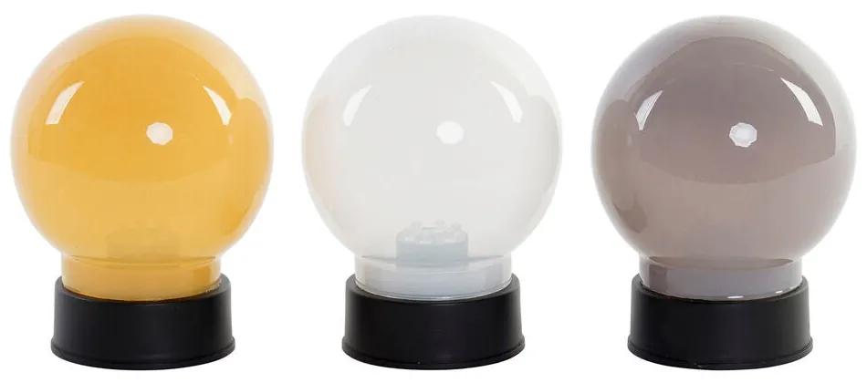 Bola decorativa DKD Home Decor Polipropileno (PP) LED (3 pcs)