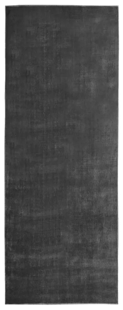 vidaXL Tapete/passadeira lavável poliéster 100x300 cm antracite