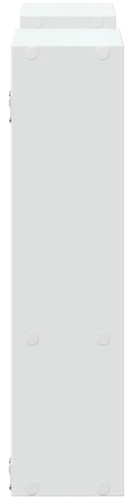 Prateleira de parede 99x15x60 cm derivados de madeira branco
