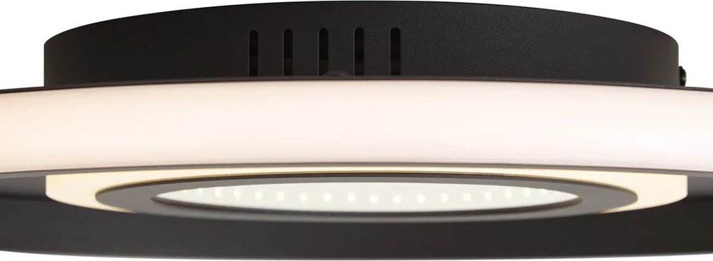 Candeeiro de Teto Moderno Preto Incl. LED Interruptor de 3 Posições - Frini