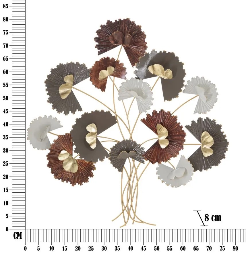 DECORAÇÃO DE PAREDE REDDY CM 78X8X80 MULTICOLOR