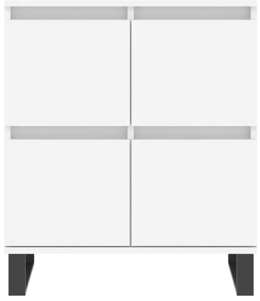 Aparadores 2 pcs derivados de madeira branco