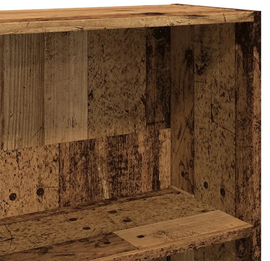Estante 80x24x143 cm derivados de madeira madeira velha