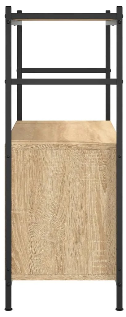 Estante 80x30x78,5 cm derivados madeira/ferro carvalho sonoma