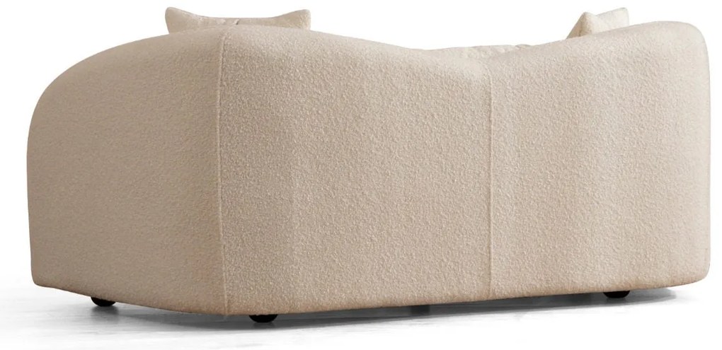 Sofá de 2 Lugares Venedik – Creme – 190x76x91 cm