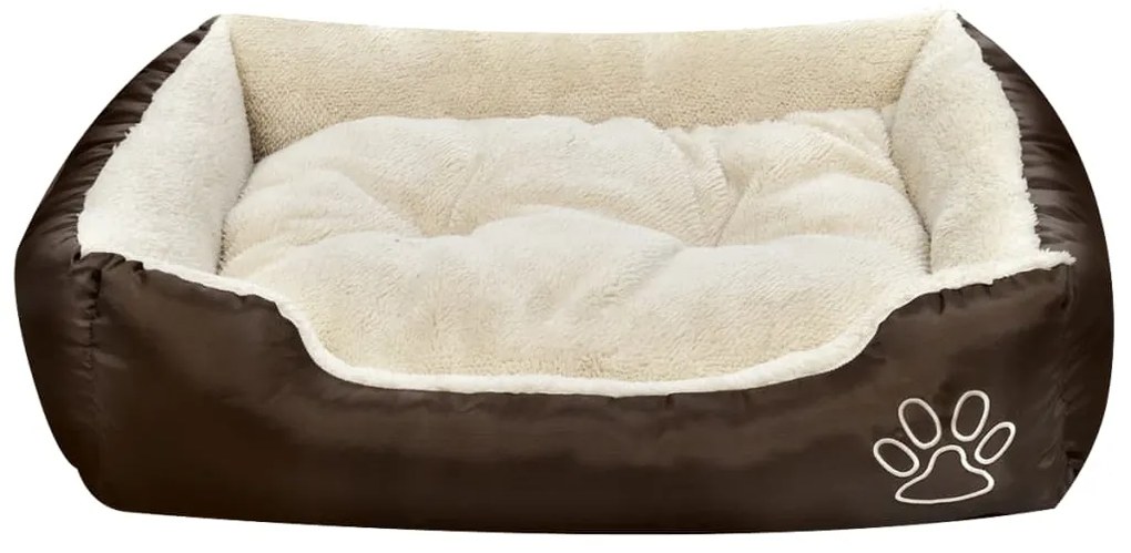 Cama para cães quente com almofadão acolchoado S