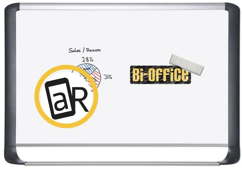 Quadro Branco 120x240cm Porcelana Mastervision