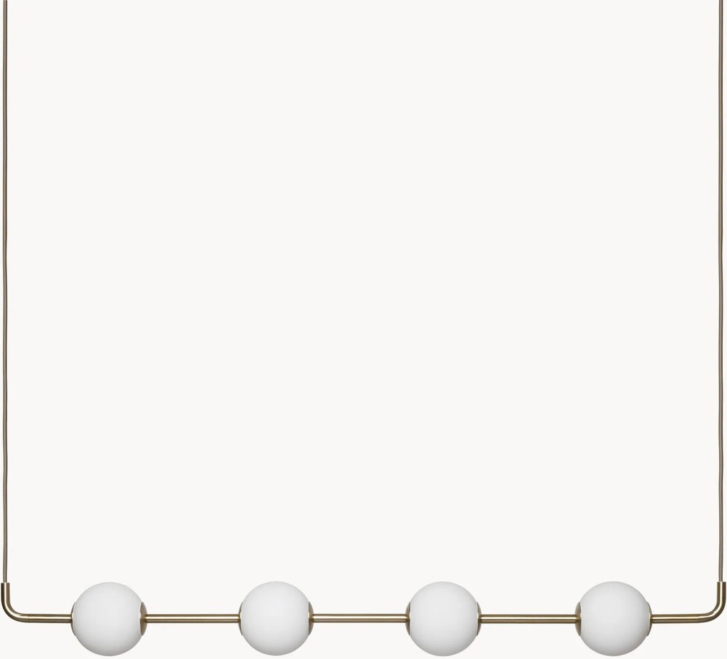 Candeeiro suspenso LED artesanal Audrey Linear