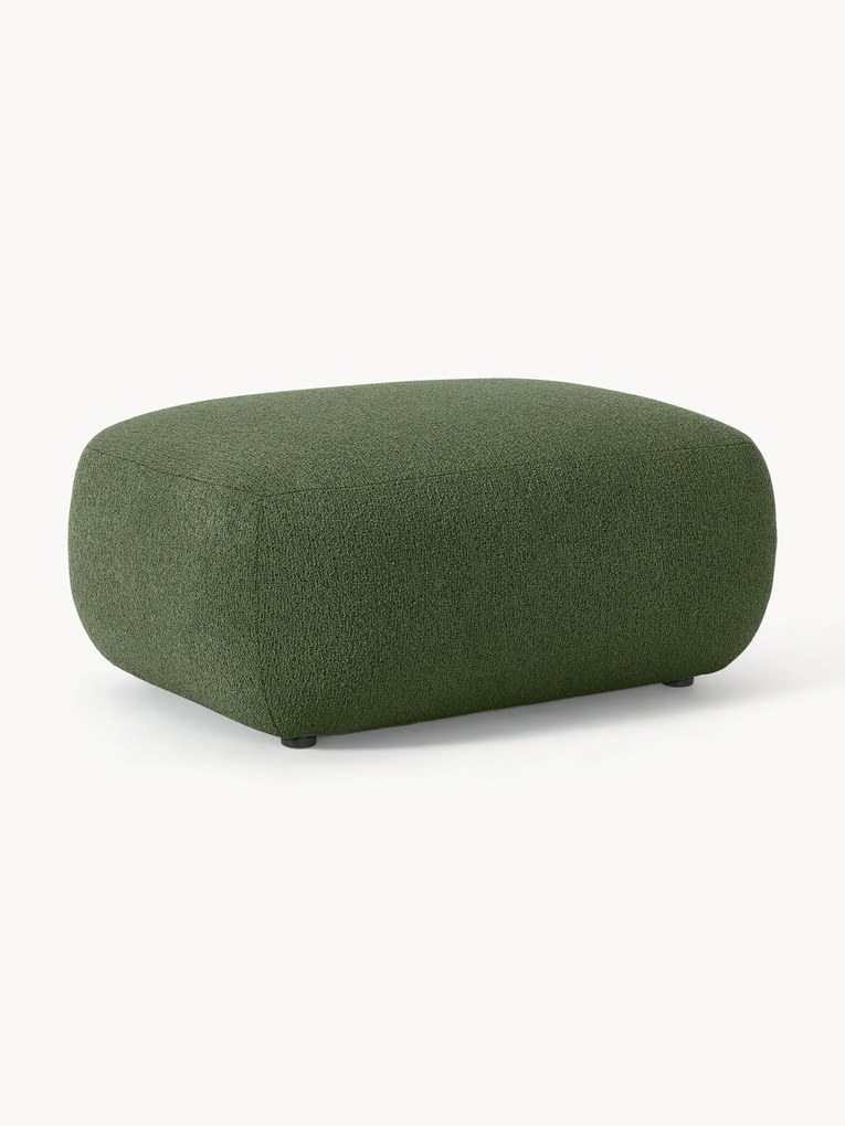 Bouclé Sofa Ottoman Sofia