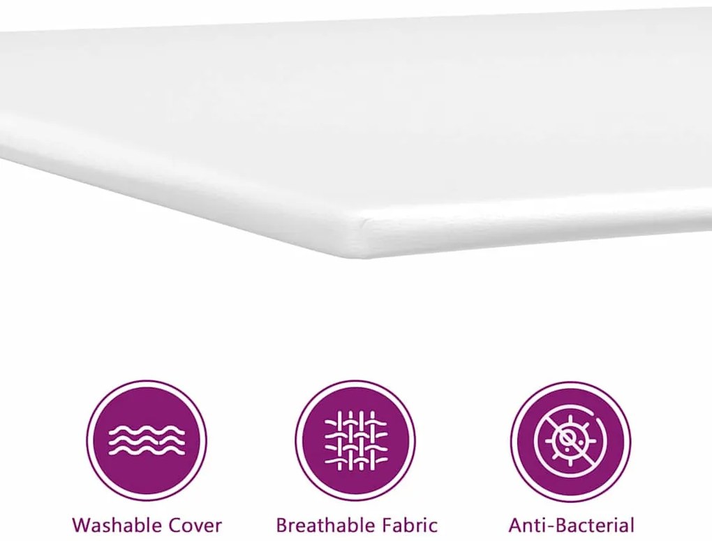 Cama Box com Colchão e Luz LED Cinza Claro 140x190 cm Tecido
