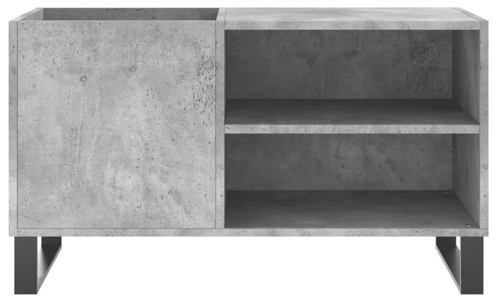 Armário p/ discos 85x38x48 cm deriv. madeira cinzento-cimento