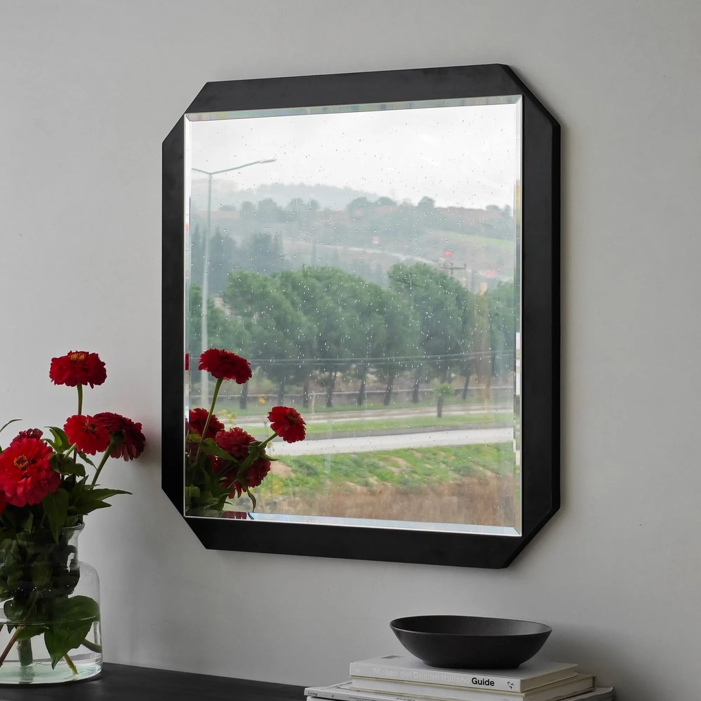 Espelho Carre – Preto – 70 cm x 70 cm