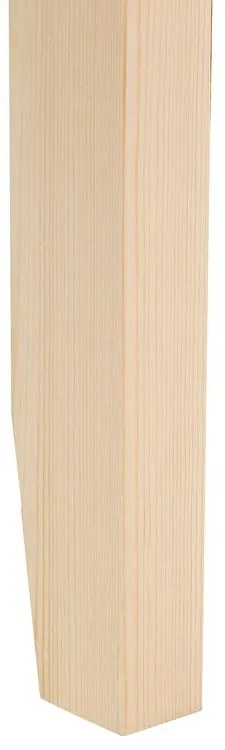 Beliche em madeira de pinho castanha clara 90 x 200 cm RADON Beliani