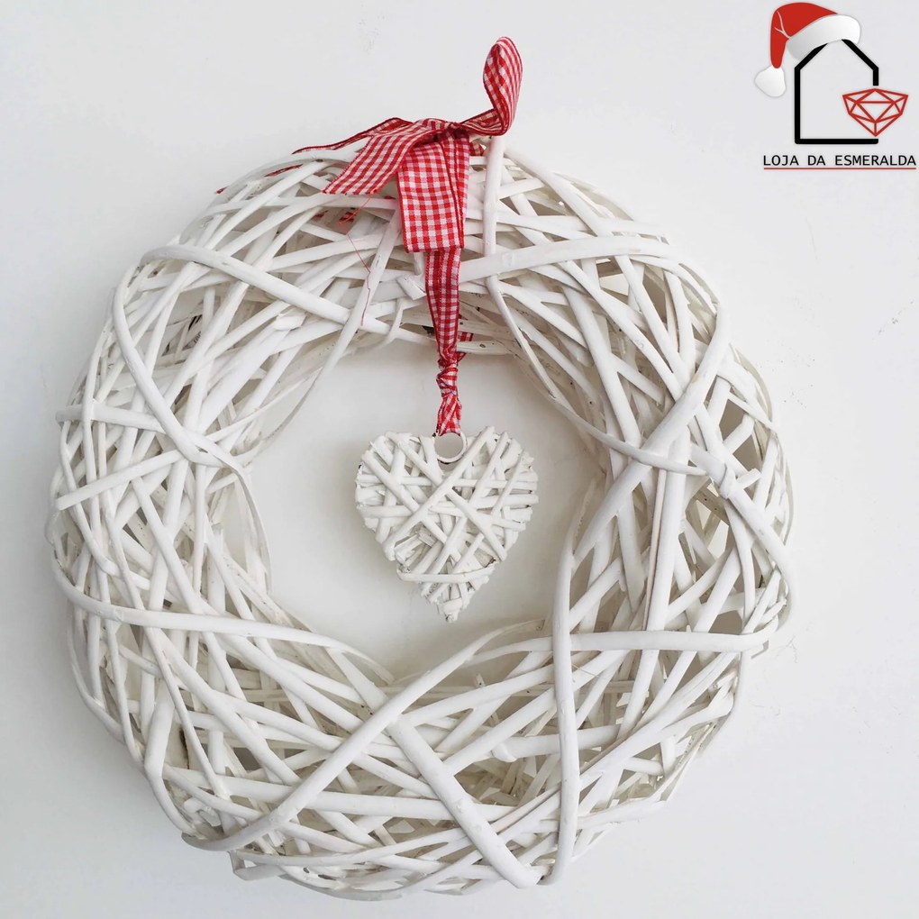 Coroa | White Christmas&amp;Heart