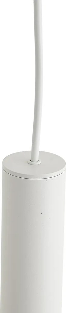 Candeeiro suspenso de design branco GU10 50mm IP44 - Tuba