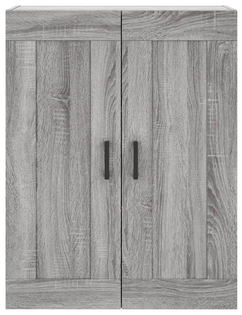 Armário de parede 69,5x34x90 cm deriv. madeira cinzento sonoma