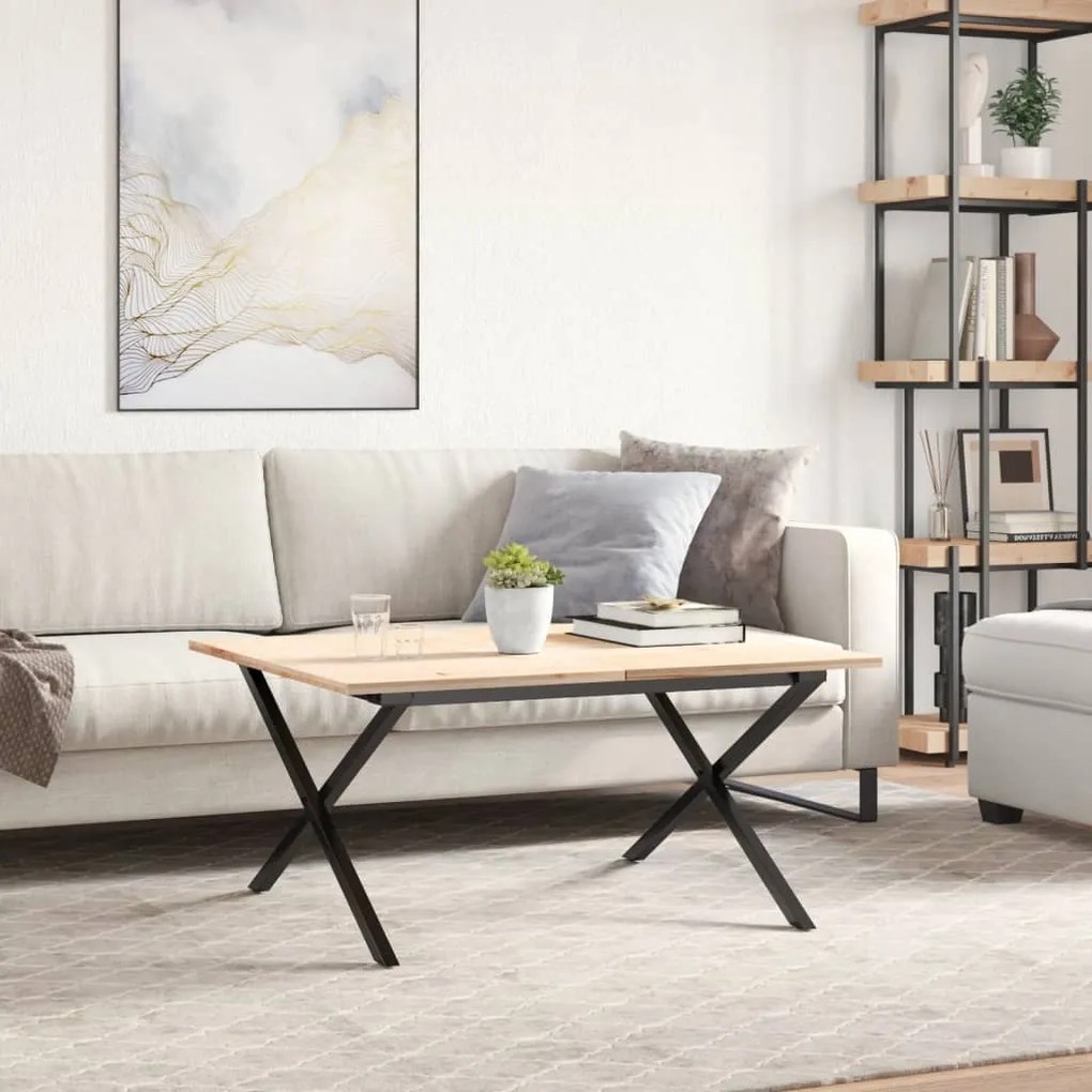 Pernas para mesa de centro estrutura em X aço